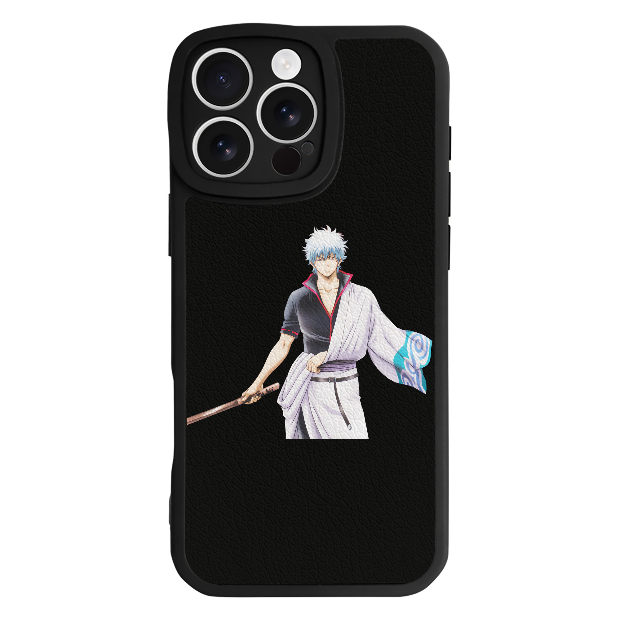 （画像用） ぎんたま 坂田銀時（さかたぎんとき） 神楽 志村新八（しむら しんぱち） GINTAMA Sakata Gintoki Kagura Shimura Shinpachi 【iPhone 16シリーズ対応】シリコンスマホケース（レザー調） 材質：シリコン